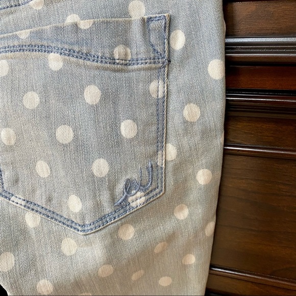 Express Stella Lowrise Polka Dot Ankle Jeggings | 6 - Picture 4 of 6